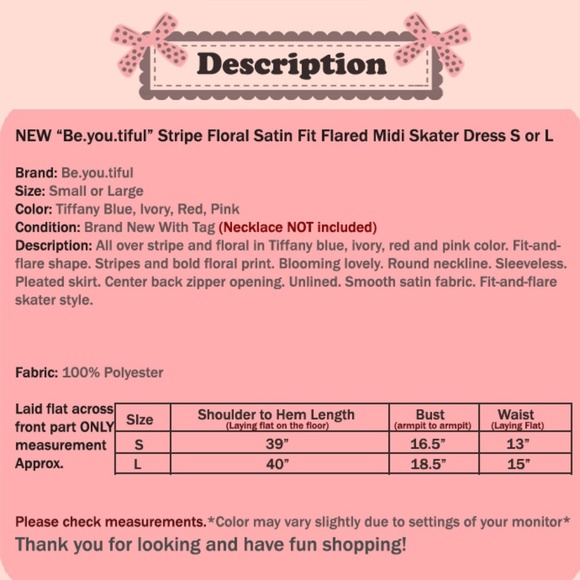 Last ☝️Floral Satin Fit & Flared Midi Skater Dress - Picture 8 of 8